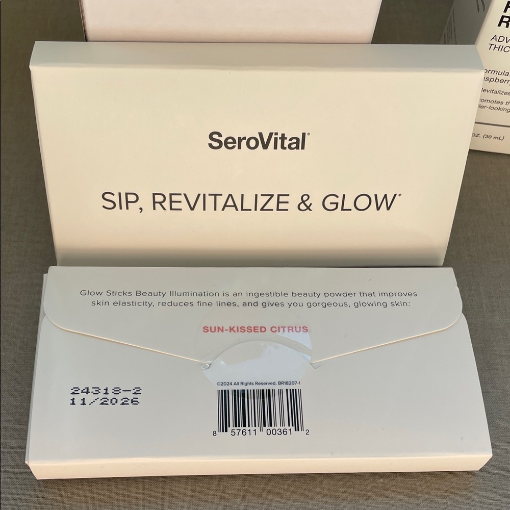 SeroVital Set: Hair Serum, Sip & Glow Drink, RetinAll Daily Serum, Tumbler - Picture 3 of 10